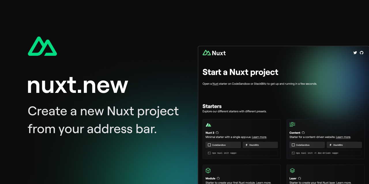 Start A Nuxt Project